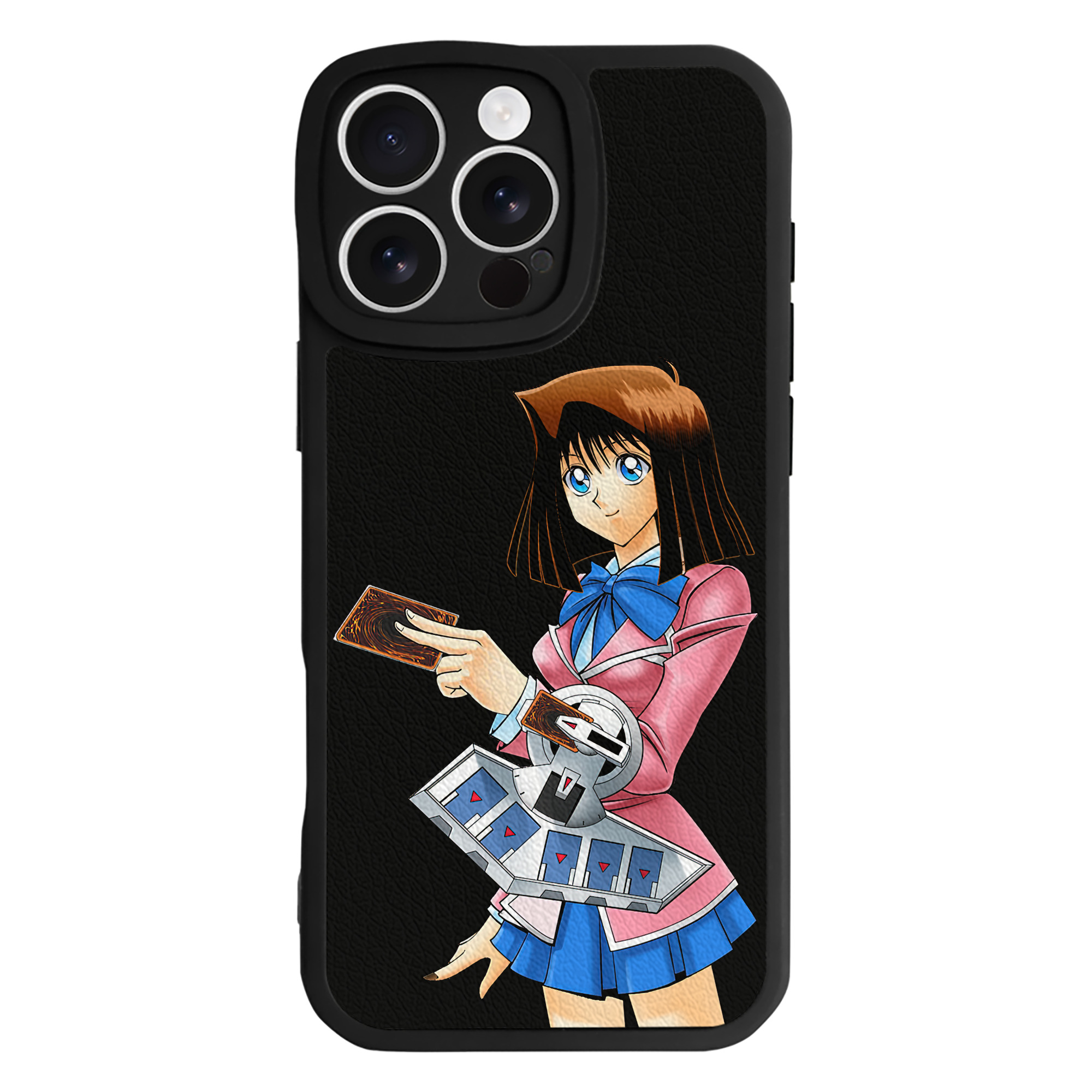 遊☆戯☆王 Yu-Gi-Oh! 【iPhone 16シリーズ対応】シリコンスマホケース（レザー調） 材質：シリコン